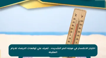 اختبار الانكسار في موجة الحر الشديدة.. تعرف على توقعات الأرصاد للأيام المقبلة